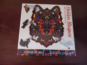 Hidden Shapes - Wolf - Jigsaw Puzzle for Adults - 300 Pieces - Hand Drawn-...  - Picture 1 of 4