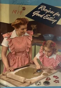 Vtg Crisco Recipes for Good Eating Cook Booklet 1945 Cookbook Kitchen Baking - Picture 1 of 9