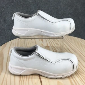 Nautilus Shoes Womens 7 Loafer Safety Work White Slip On Comfort Casual N1651 - Picture 1 of 17