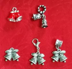 ENCANTO CAMPANAS DE PLATA - NAVIDAD - IGLESIA - VACACIONES - BROCHE DE LANGOSTA - FIANZA - Imagen 1 de 11