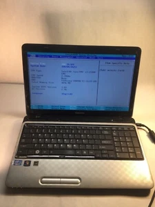 Toshiba Satellite L755 15" Laptop Intel Core i3 2nd Gen. - BOOTS TO BIOS- MZ - Picture 1 of 6