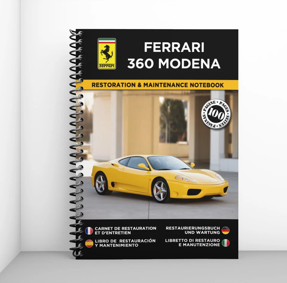 FERRARI 360 MODENA : Libretto Di Restauro E Manutenzione - CONSEGNA GRATUITA - Immagine 1 di 4