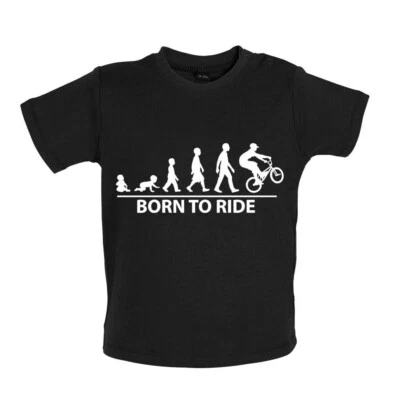 DRESSDOWN Born To Ride - Baby/Strampler - BMX Fahrrad Biker Cyclist Ventilator
