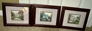 Thomas Kinkade Lot of (3); Home is Where The Heart Is I & II; Victorian Garden - Picture 1 of 14