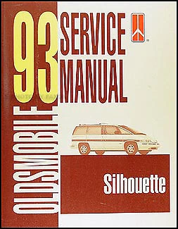 1993 Oldsmobile Silhouette Van Shop Manual 93 Olds Repair Service Book OEM - Изображение 1 из 2