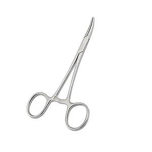 Pet Grooming Dog/Cat Hemostats Groomer Ear Hair Puller Cleaner 5.5" Curved - Picture 1 of 4