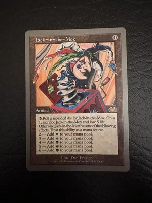 Magic the Gathering Jack-in-the-Mox Unglued Card Near Mint - Image 1 of 2