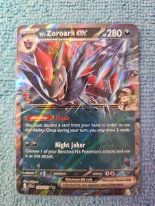 Pokémon TCG N's Zoroark EX Double Rare Holo Karte 098/159 SV09 Gemeinsamer Reise - Bild 1 von 2