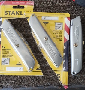 Cuchillo utilitario Stanley Classic 99 6 pulgadas Retráctil Gris 2 Nuevo 1 Usado - Imagen 1 de 2
