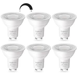 GU10 LED Bulb, 50 Watt Equivalent, Soft White 3000K, Dimmable Flood Light Bul... - Picture 1 of 8