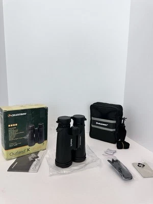 Celestron Outland X 10x50 Waterproof Binoculars Multi Coated Optics BaK 4 Prisms - Image 1 of 4