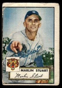 1952 Topps #208 Marlin Stuart - basso grado *TedsCardShack* - Foto 1 di 2