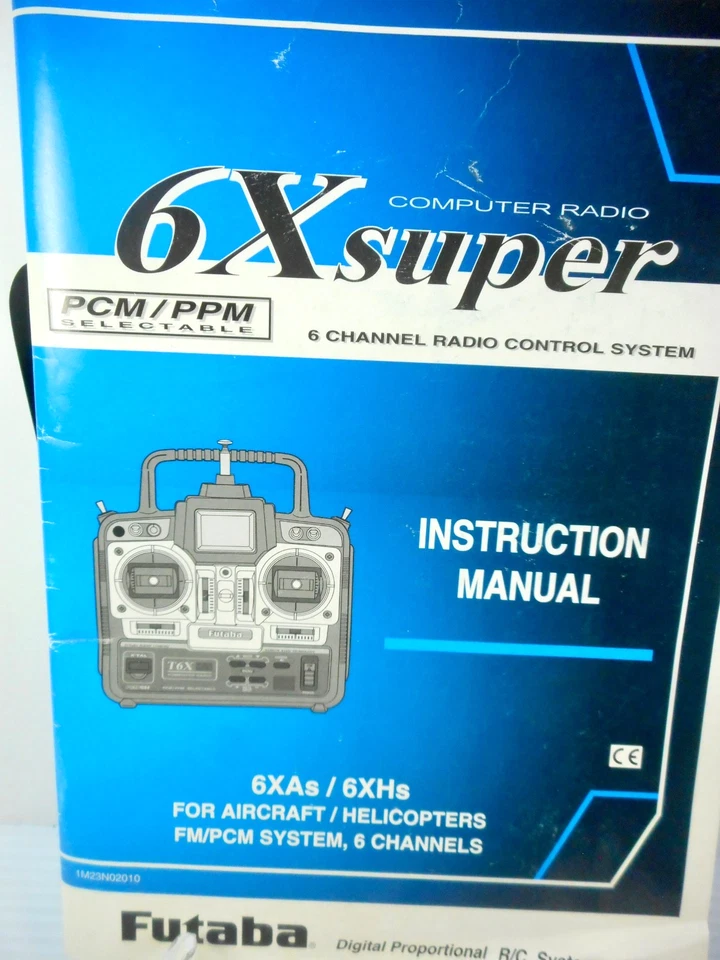 VINTAGE  FUTABA 6X AIRCRAFT/HELICOPTERS INSTRUCTION MANUAL - Image 1 of 4