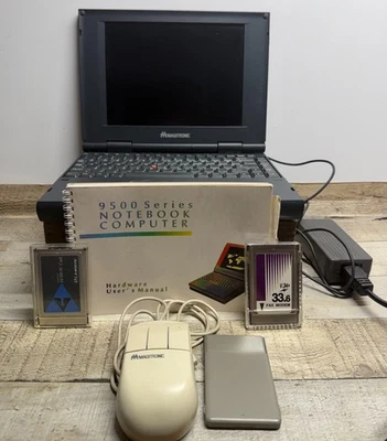 复古 - Magitronic 笔记本电脑 - 适用于零件 - * * 请阅读 * * - 快速发货 — 第 1/4 张图片