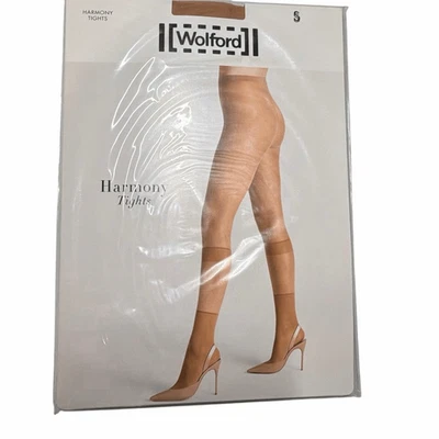 Medias Wolford Harmony nuevas con etiquetas en Gobi/tostado al sol S 14731 Foto 1 de 4