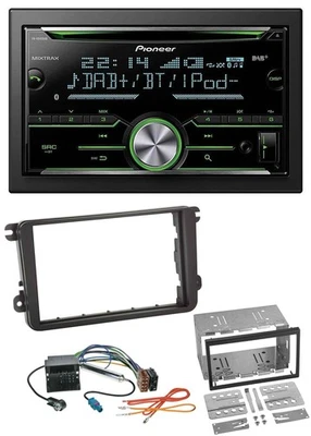 Pioneer Bluetooth MP3 DAB 2DIN USB CD Autoradio für VW Sharan ab 10 Tiguan ab 07 - Bild 1 von 4