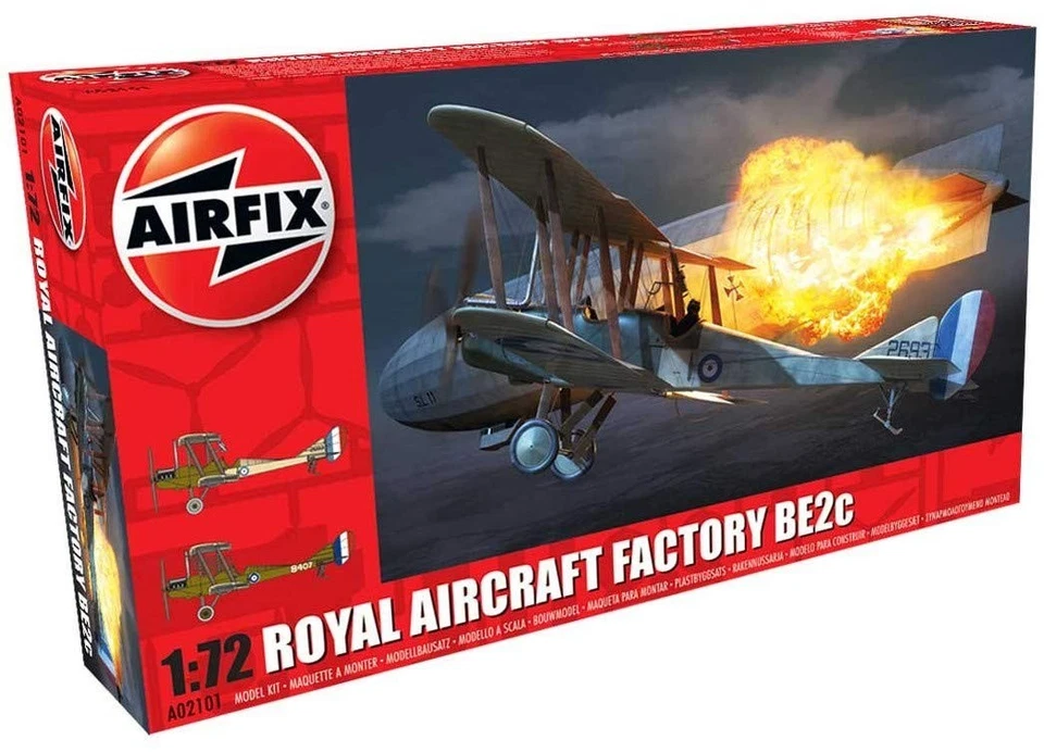 1/72 ROYAL AIRCRAFT FACTORY BE2C KIT AIRFIX A02101 - Immagine 1 di 1