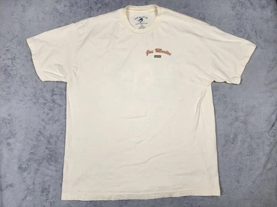 Joe Marlin Shirt Mens XL Cream Reel Action Mermaid Fishing Graphic Tee Unwind - Image 1 of 4