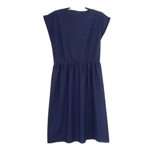 Vintage 70s 80s Toni Petite Polka Dot Midi Dress Size M Rockabilly Twee Classic - Picture 1 of 8