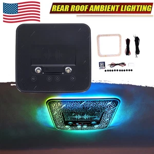 US LED Car Interior Light RGB Atmosphere Music Ambient Lamp Backseat APP Control - Picture 1 of 18