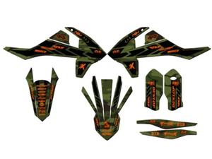 2017-2018 XC APACHE Green Senge Graphics Kit Compatible with KTM - Foto 1 di 10