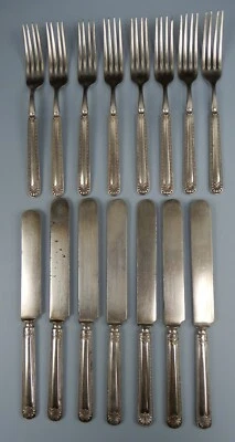 Juego de 15 cuentas plateadas A. J. Jordan de R. Wallace 12DWT 1899 1835 Foto 1 de 4