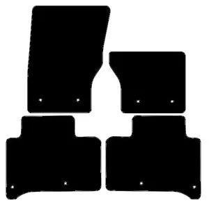 Fits Land Range Rover Sport 4Pce 2013-2022 Black Luxury Car Mats Hitech - Picture 1 of 6