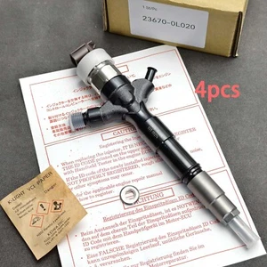 4pcs Diesel Fuel Injector for Toyota Hiace Hilux 2KD-FTV 095000-5921 23670-0L020 - Foto 1 di 13