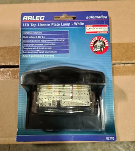 Arlec 82710 Truck Trailer Caravan LED Lights Top License Plate Lamp 12V 24V - Picture 1 of 6