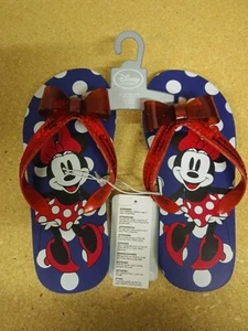 Disney Store Minnie Mouse Flip Flops für Mädchen 11/12 Neu - Bild 1 von 1