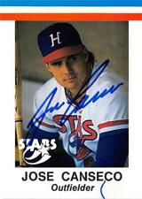 Jose Canseco autographed Baseball Card (Huntsville Stars) AAmer Sport #JCR