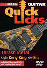 Thrash Metal - Quick Licks Dvd