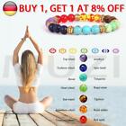 # Balancing Bracelet 7 Chakra Reiki Healing Stone Gift Yoga Energy Diffuser (Gol