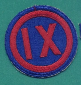 ARMY 9TH IX CORPS PATCH WWII - Bild 1 von 1