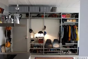 Garderobe Schuhregal Kleiderregal Kleiderschrank Schuhschrank begehbar nach Maß - Bild 1 von 12