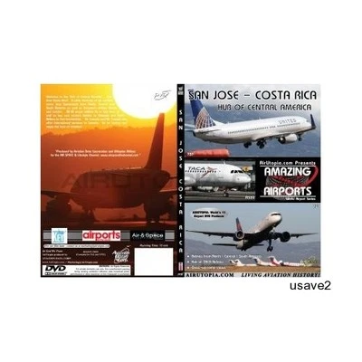 Airutopia San Jose Costa Rica Airport Airplane Aircraft DVD Video-Brand New! - Image 1 of 4