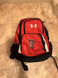 Red Under Armour Texas Tech Backpack - Picture 1 of 4