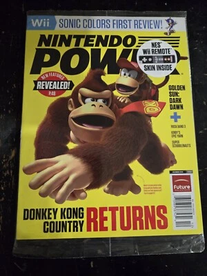 Nintendo Power Magazine 2010 #261 diciembre Wii Donkey Kong Country Returns raro  Foto 1 de 2