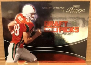 JEREMY SHOCKEY(NEW YORK GIANTS)2002 PLAYOFF PRESTIGE CHROME CARD(NUMBERED) - Picture 1 of 2