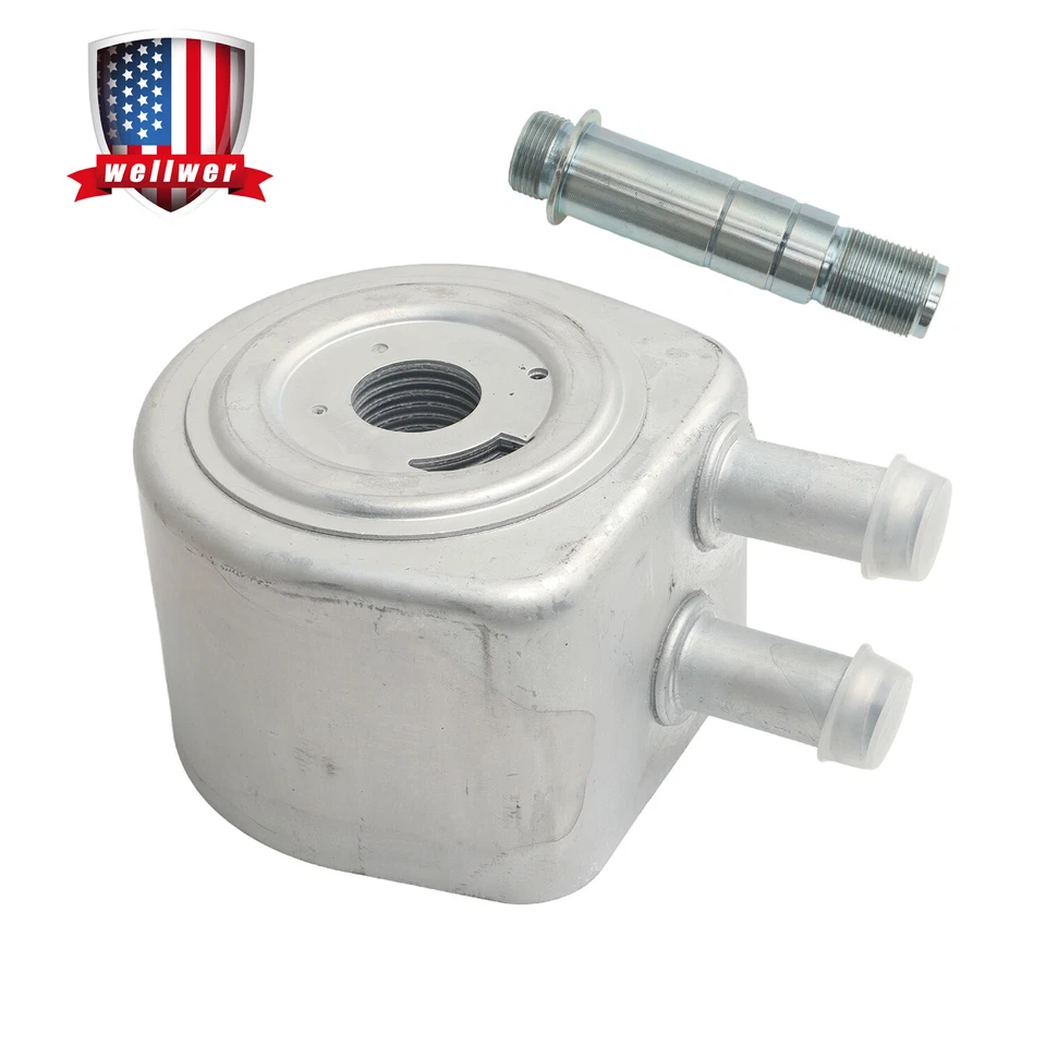 New Engine Oil Cooler Aluminum for 1998-2009 Ford F-250 Super Duty 4C3Z6A642A  - Image 1 of 4
