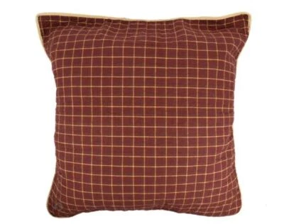 Donna Sharp Pine Lodge Bedding Collection 100% Cotton Plaid EURO Sham 26" X 26" - Image 1 of 4