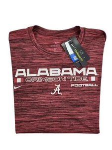 Nike Alabama Crimson Tide Dri-FIT Football T-Shirt Men's Size Small New - Picture 1 of 12
