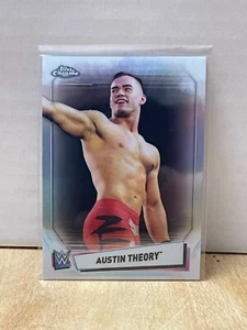 2021 Topps Chrome WWE Austin Theory Refractor #74 NXT - Picture 1 of 2