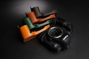 Funda protectora de cuero genuino con media cámara para Canon EOS 6D Mark II 6D2 - Imagen 1 de 46