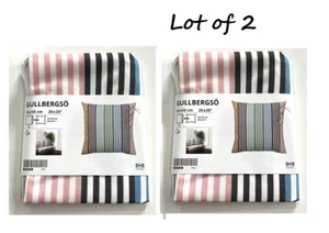 Lot of 2 IKEA GULLBERGSO Multicolor Cushion Throw Pillow Cover Indoor/Outdoor - Picture 1 of 6