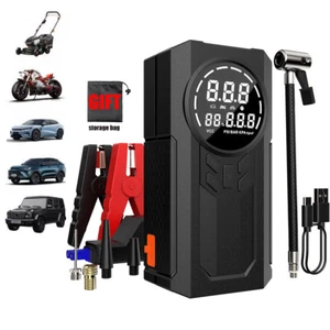 1000A Car Jump Starter With Air Compressor Pack Booster 12V PowerBank Emergency - Picture 1 of 9