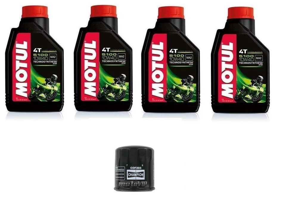 TAGLIANDO OLIO MOTUL 5100 10W-40 + FILTRO KAWASAKI Ninja 300 - Ninja 300 ABS Foto 1 de 1