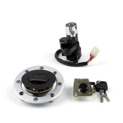 Ignition Switch Fuel Cap Seat Lock Set For Suzuki GSXR 600 97-00 GSX-R 750 93-99 — 第 1/4 张图片