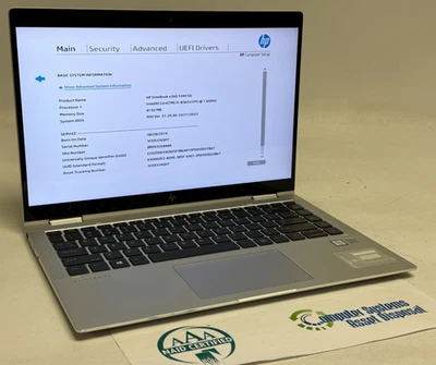 HP EliteBook x360 1040 G6 2in1 14" (i5-8365u - 8GB RAM - 256GB SSD - Win11Home) - Image 1 of 4