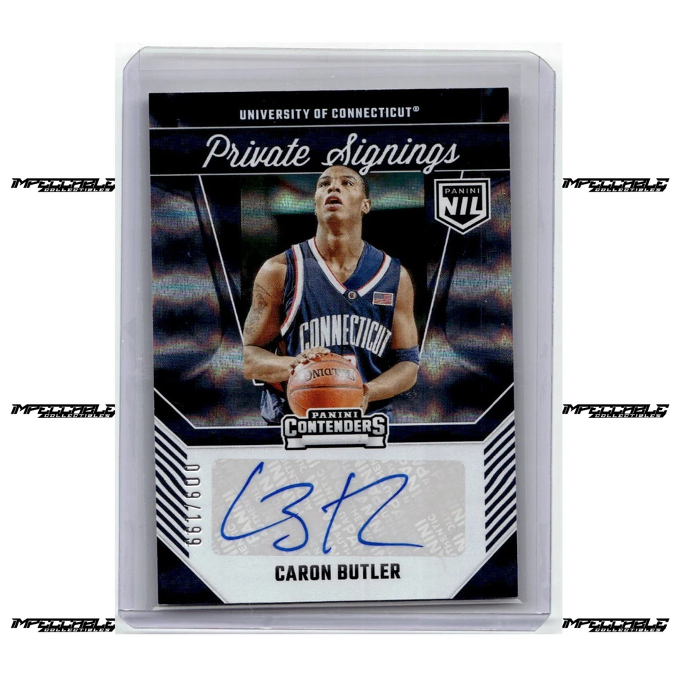 Panini UConn NIL 2024-25 - Firmas privadas #CB Caron Butler automático/199 Foto 1 de 2